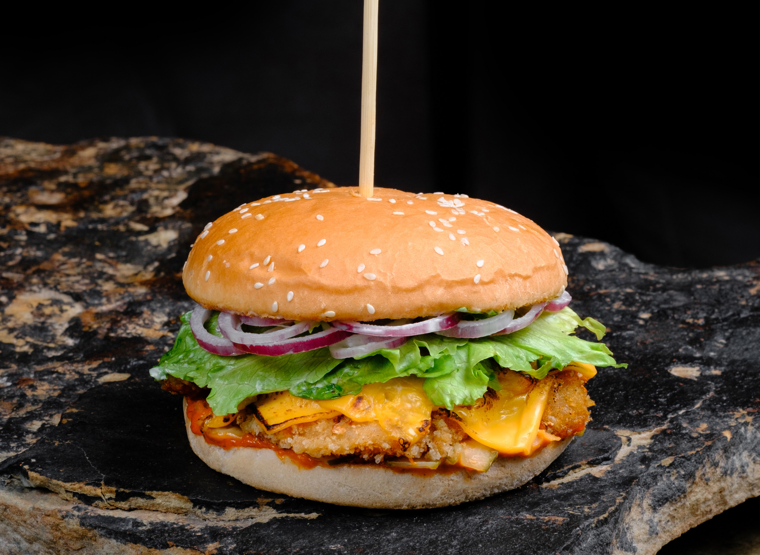 KOCWOC CHICKEN BURGER